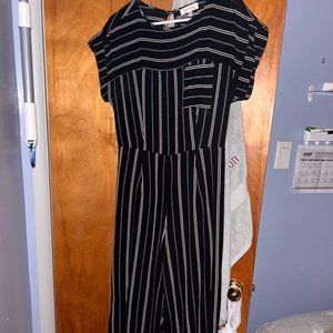 Black and white jumpsuit